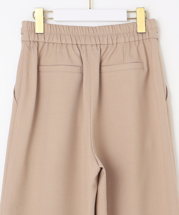 ANY SIS 【洗える】ビットポイント ワイドパンツ ベージュ