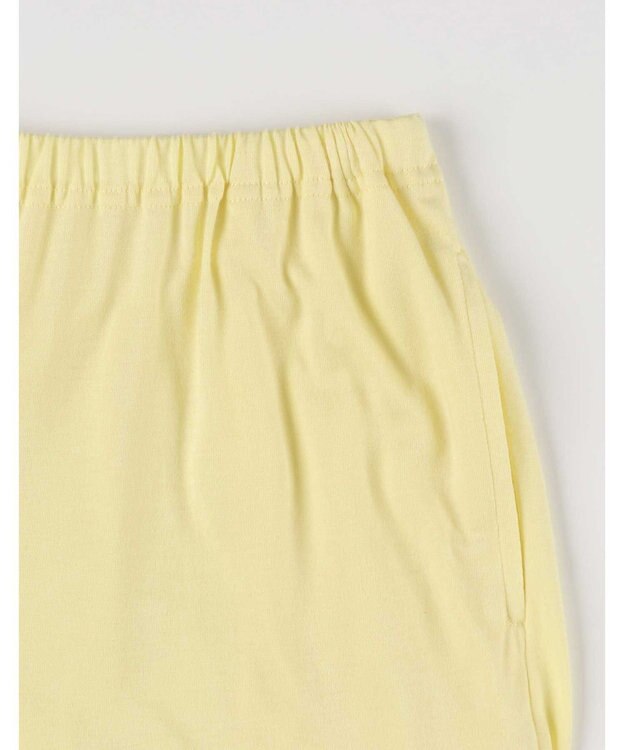 une nana cool 【綿100%】スビン天竺 半袖開襟パジャマ MADE WITH LIBERTY FABRIC イエロー