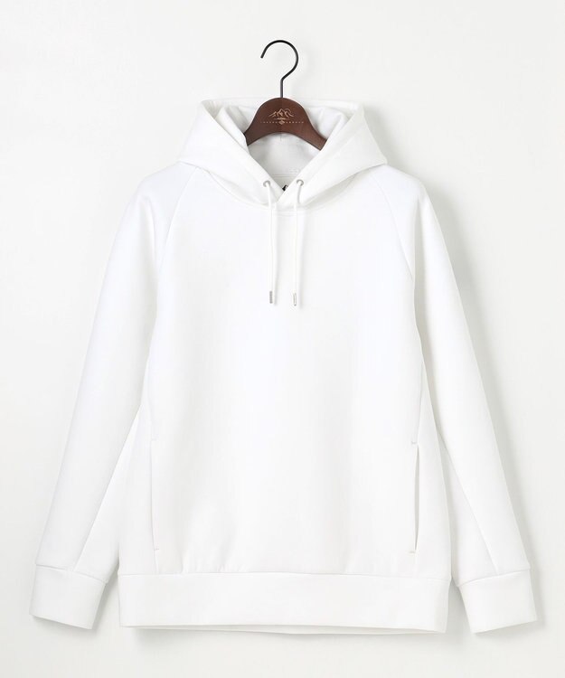 JOSEPH ABBOUD MOUNTAIN 【吸水速乾/保温性】ベアダンボール　パーカー ホワイト系