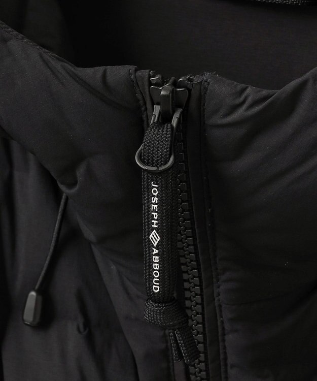 JOSEPH ABBOUD MOUNTAIN 【ストレッチ/軽量/パッカブル/ライナードッキング対応】2WAYストレッチダウンパーカー ブラック系