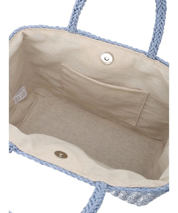 Green Parks ・ラメかごバッグ Blue