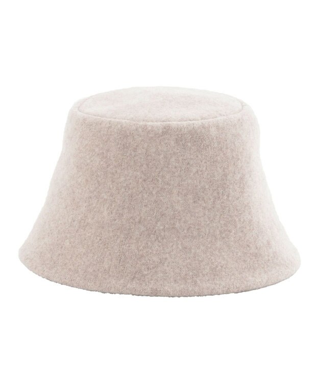 MOONBAT 【洗える】ウールバケットハット サイズ調整可 UVカット 畳める 大きめ オフホワイト