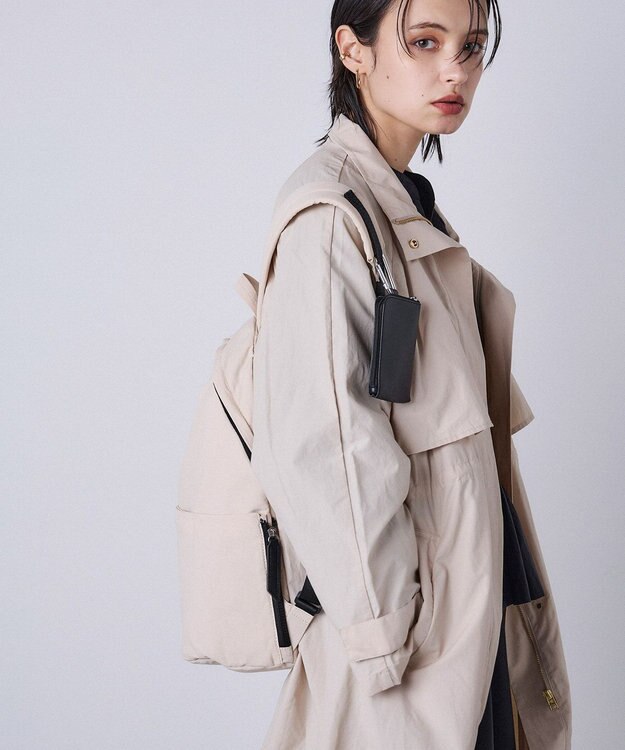 MioFIRANO SILHOUETTE M001 バックパック リュック はっ水 A4サイズ対応 IVORY