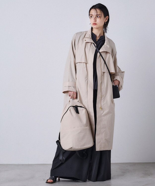 MioFIRANO SILHOUETTE M001 バックパック リュック はっ水 A4サイズ対応 IVORY