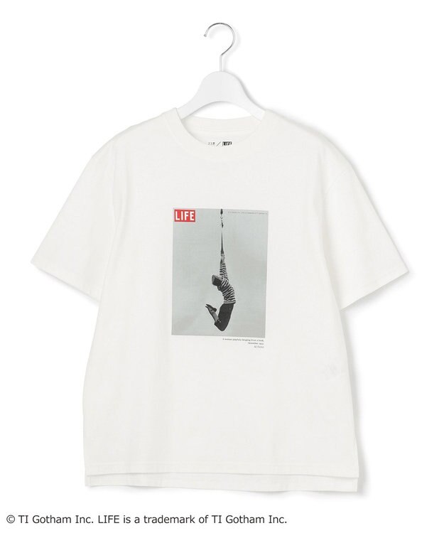 23区 L 【23区/LIFE】PHOTO Tシャツ ホワイト系(dangling)