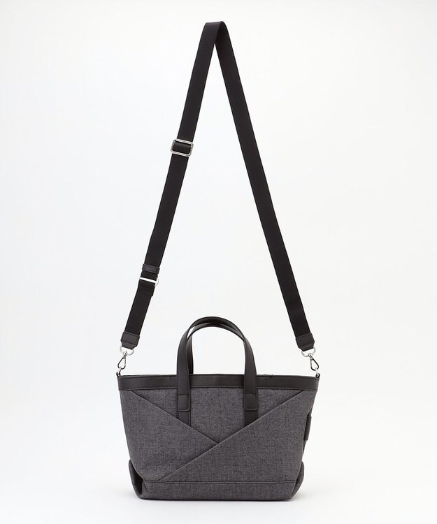 Y'SACCS リネンライク　イニシャルトート　Sサイズ ブラック