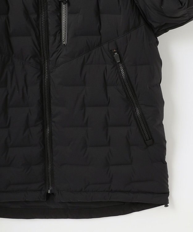 JOSEPH ABBOUD MOUNTAIN 【ストレッチ/軽量/パッカブル/ライナードッキング対応】2WAYストレッチダウンパーカー ブラック系