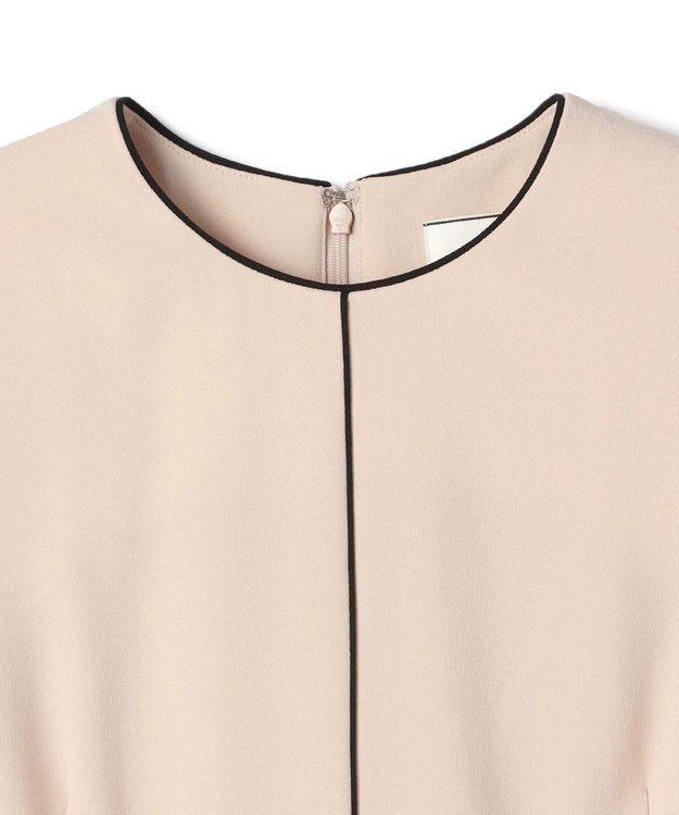 BEIGE， 【セットアップ対応】CINDY / クルーネックドレス Nude × Black