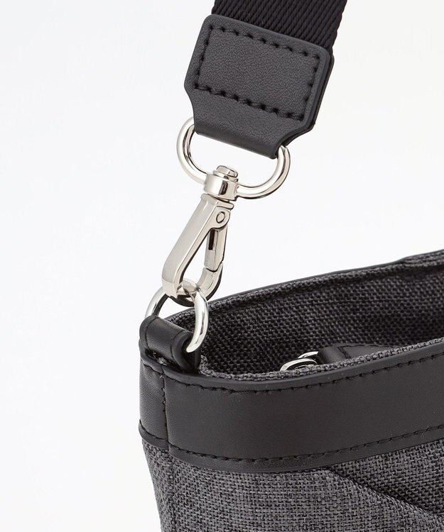 Y'SACCS リネンライク　イニシャルトート　Sサイズ ブラック