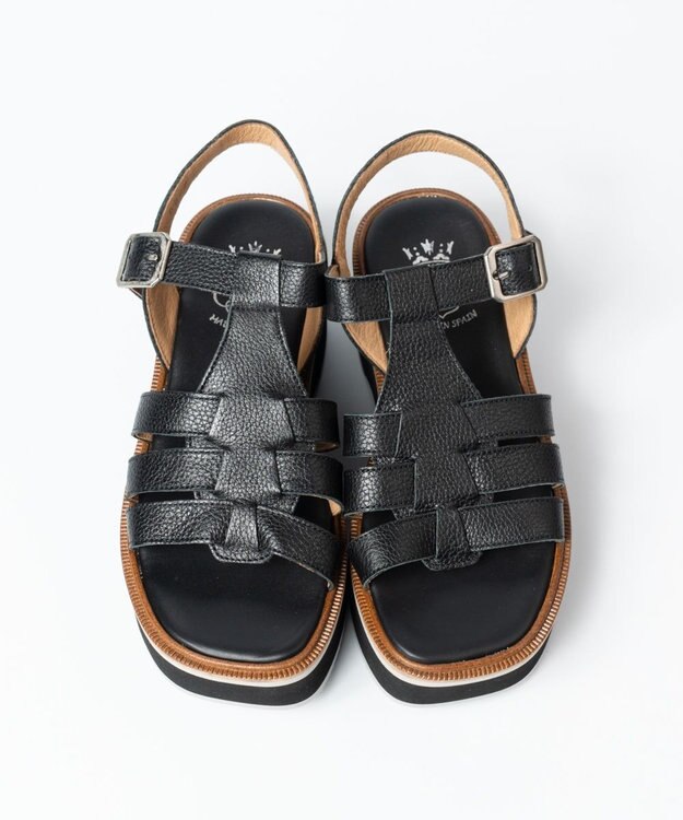 BONTRE 【BONTRE/ボントレ】厚底グルカサンダル ブラック