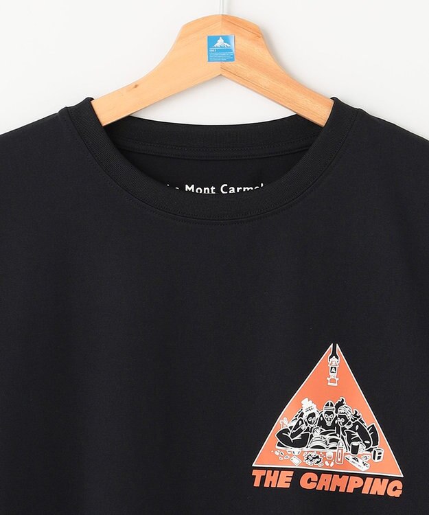 SHARE PARK LADIES 【UNISEX】UVカット アートコラボロングTシャツ〈CAMP〉（S・Mサイズ） ブラック