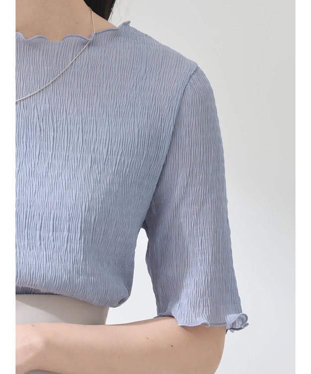 earth music&ecology シアープルオーバー Blue