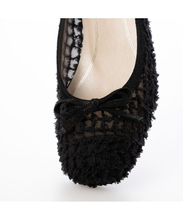 Riz raffinee <Riz raffinee>スクエアトゥリボンパンプス ブラック