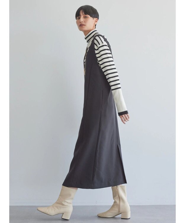 AMERICAN HOLIC バイパチリブタートルニットプルオーバー Border