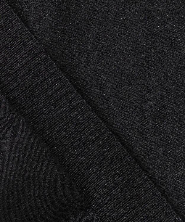 23区 L 【洗える】レーヨンポリエステルストレッチ プルオーバー ラメニット ブラック系