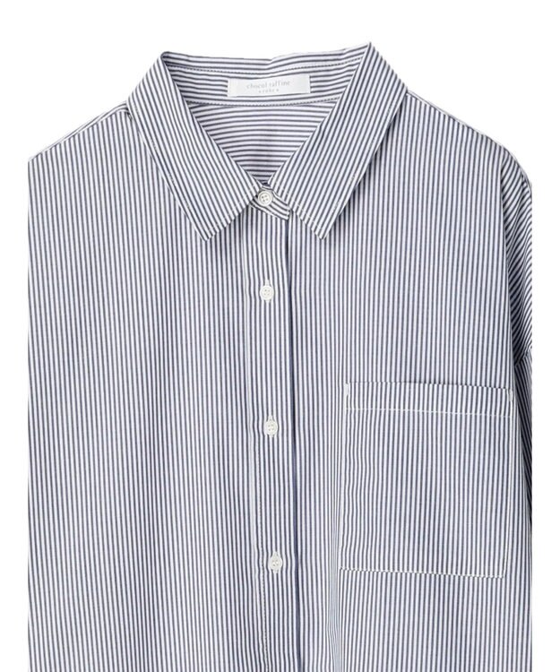 Green Parks アソートシャツワンピース Stripe Navy