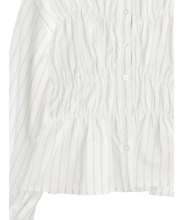 earth music&ecology ビスチェライクシャーリングシャツ（ストライプ） Stripe