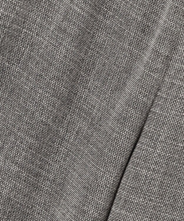 ICB ライトスラブツイード ワイドパンツ ブラック×オフホワイトミックス