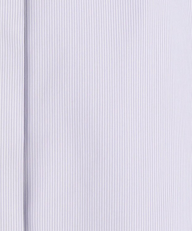 J.PRESS LADIES 【洗える】 BEZ VEGA フリル ストライプ ブラウス ふじ色系1