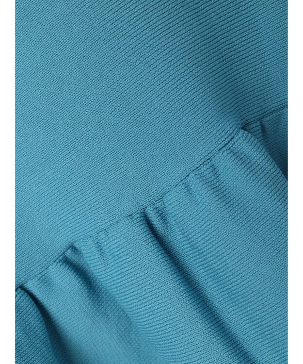 Green Parks armonia. ウエストギャザー袖ボリュームニット Blue