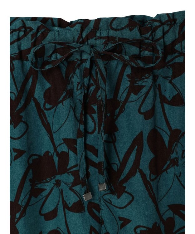 CRAFT STANDARD BOUTIQUE アートフラワーシャーリングパンツ Green