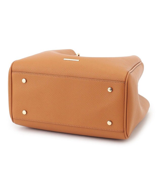 23区 アクリルハンドル バッグ キャメル系