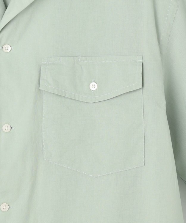 J.PRESS YORK STREET 【UNISEX】オープンカラーシャツ ライトグリーン系