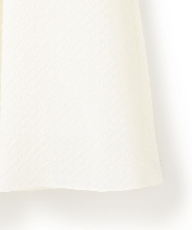 23区 S 【洗える】プレザンスジャカード タックスカート ホワイト系