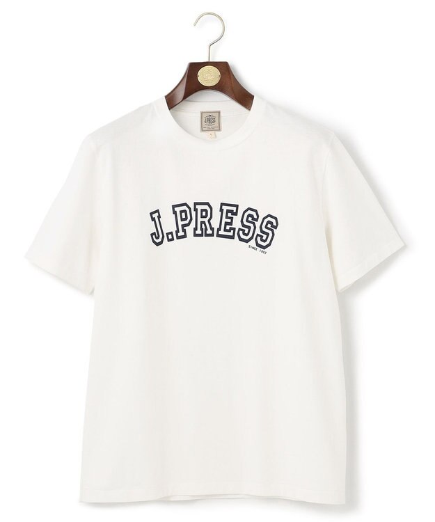 J.PRESS MEN J.PRESS アーチロゴＴシャツ ホワイト系