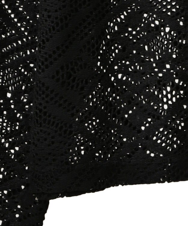 CRAFT STANDARD BOUTIQUE クロシェレースカーディガン Black