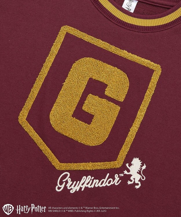 Green Parks ハリー・ポッター／サガラ刺繍ロゴプルオーバー Red