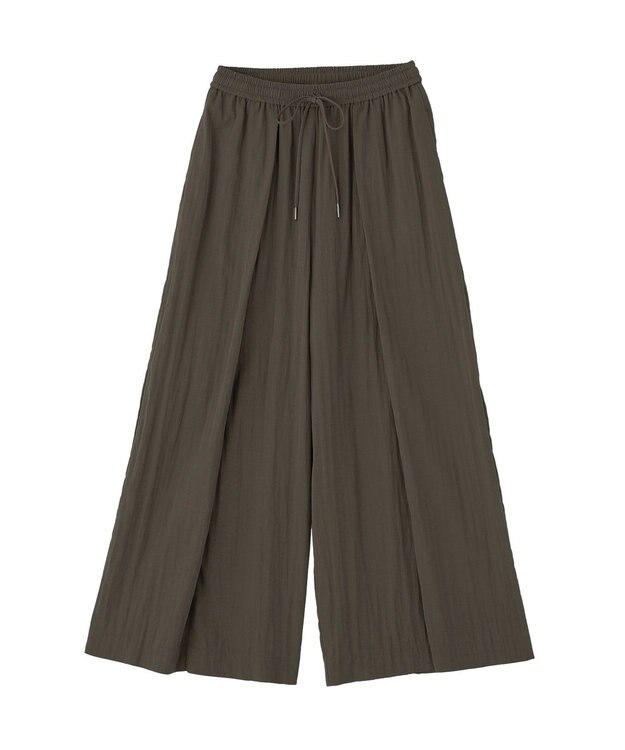 YECCA VECCA 【UVカット/遮熱/接触冷感】COOLタックワイドパンツ Charcoal Gray