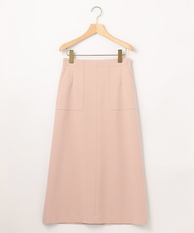 組曲 【洗える・ウエストゴム仕様】2WAYストレッチ スカート ピンク系