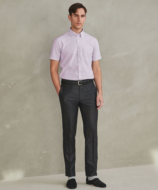 GOTAIRIKU とにかく涼しい/酷暑対応【吸水速乾】クールマックスサッカーシャツ（25/26年モデル） パープル×白