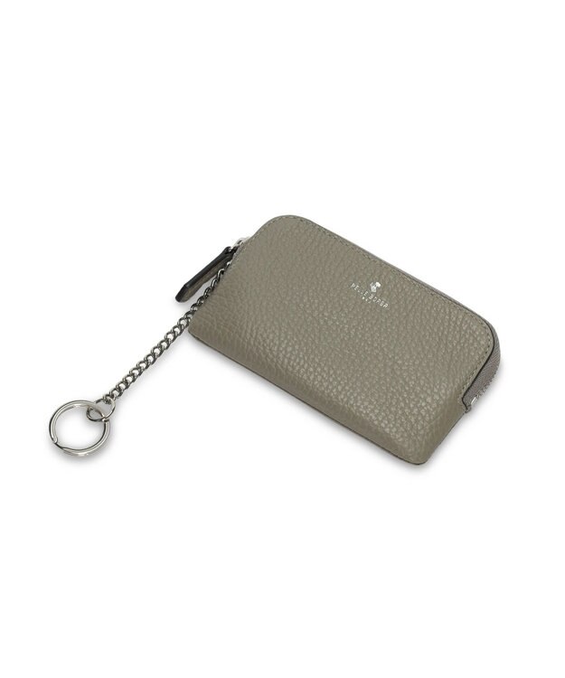 PELLE BORSA ラウンドファスナーキーポーチ Comfy コンフィー 6712 トープ