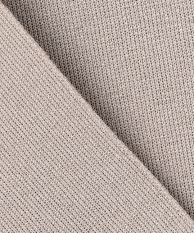 ANY L 【洗濯機可能】スタイルアップ ニットジレ サンドベージュ