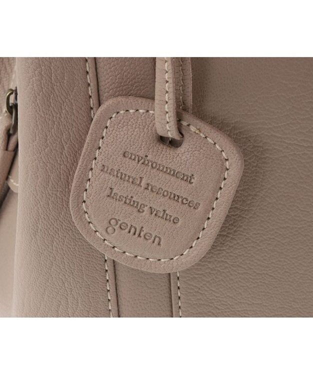 genten ゴートベーシック ミドルトート グレージュ