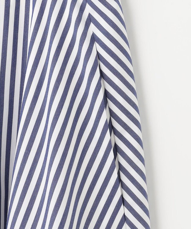 組曲 【洗える】C/Nyブロード スカート ネイビー系1