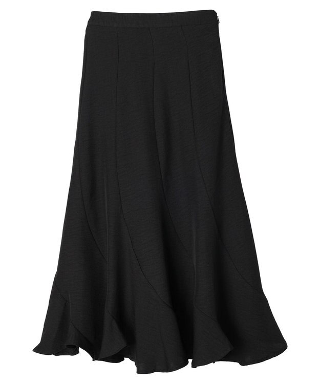 earth music&ecology エアリーエスカルゴスカート Black