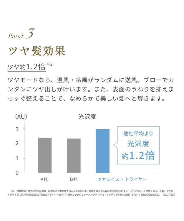 YAMATO テーブル＆キッチン 【フェスティノ】ツヤモイストドライヤー  ホワイト  SMHB-029-WH ホワイト