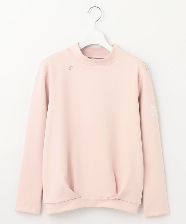 23区GOLF カラバリ豊富な8色展開【23Fondation/WOMEN】長袖 モックネックシャツ ピンク系