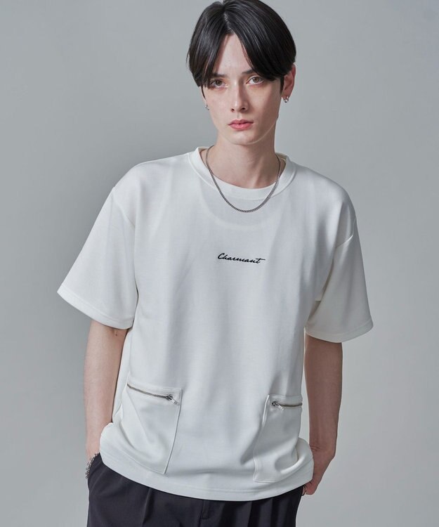 WEGO ZIPポケットT（SS） ホワイト