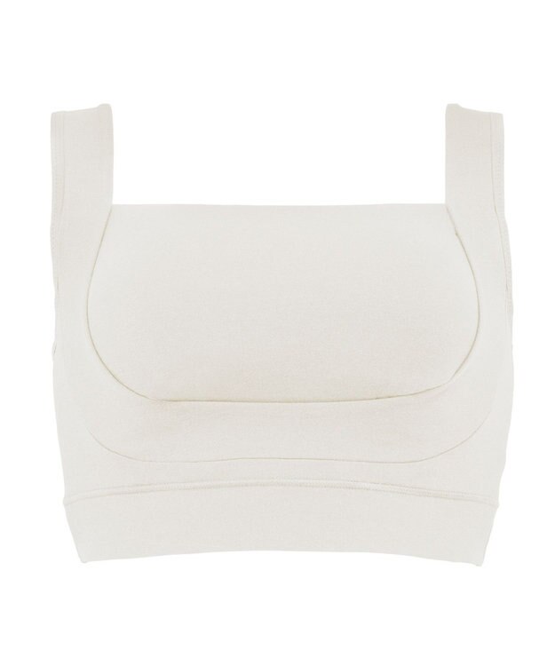 BRADELIS New York 【BRADELIS Me / ノンワイヤー】フレンドリーホールドブラ 補正下着 補整 ブラジャー スポーツインナー オフホワイト