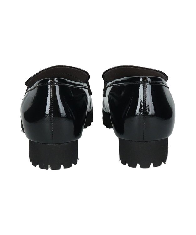 Bridget Birkin ＜3E＞【Bridget Birkin Walk】ビット付きコンフォートローファー ブラックエナメル