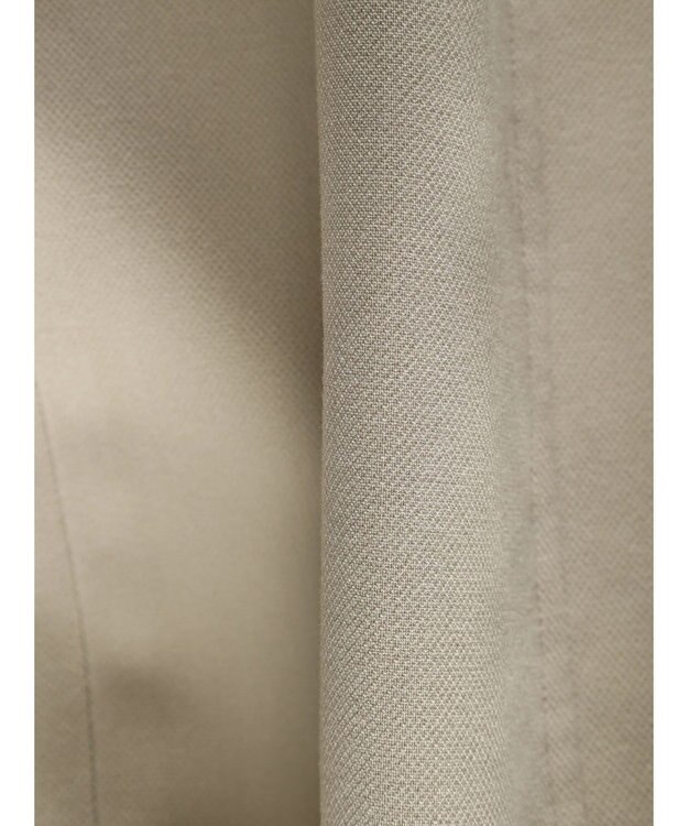 AMERICAN HOLIC イージーケアＵネックＩラインワンピース Gray Beige