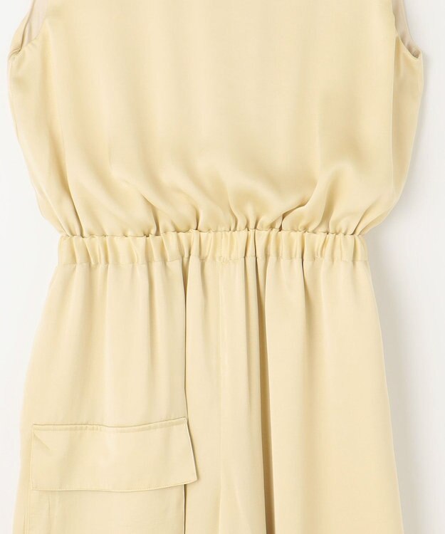 NAVE 【Nave・洗える】ヴィンテージサテン オールインワン ライトイエロー系