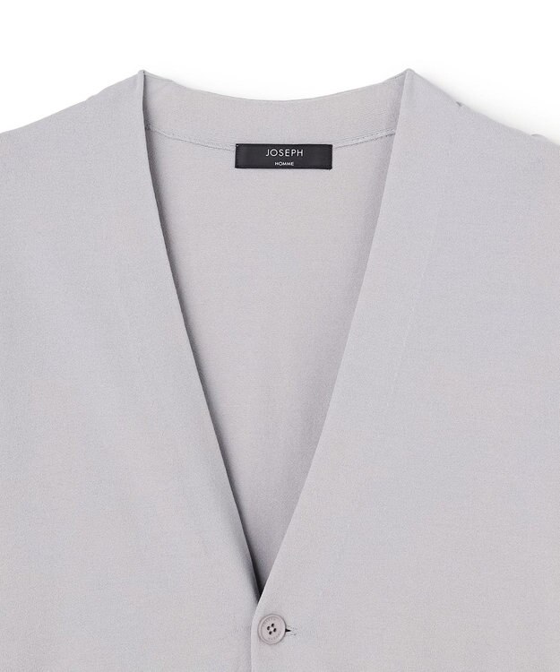 JOSEPH HOMME 【ストレッチ】リュクスレーヨン　カーディガン ライトグレー系