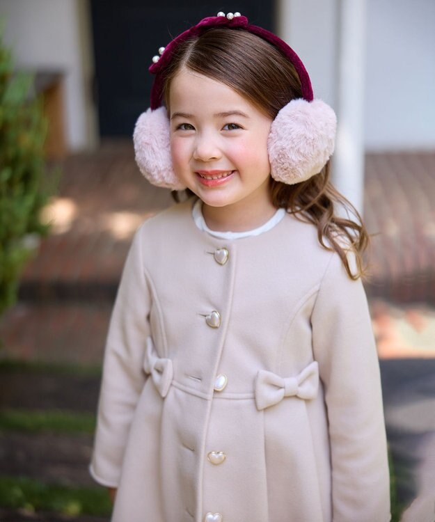 ANY KIDS ウールライクコート ミルキーベージュ