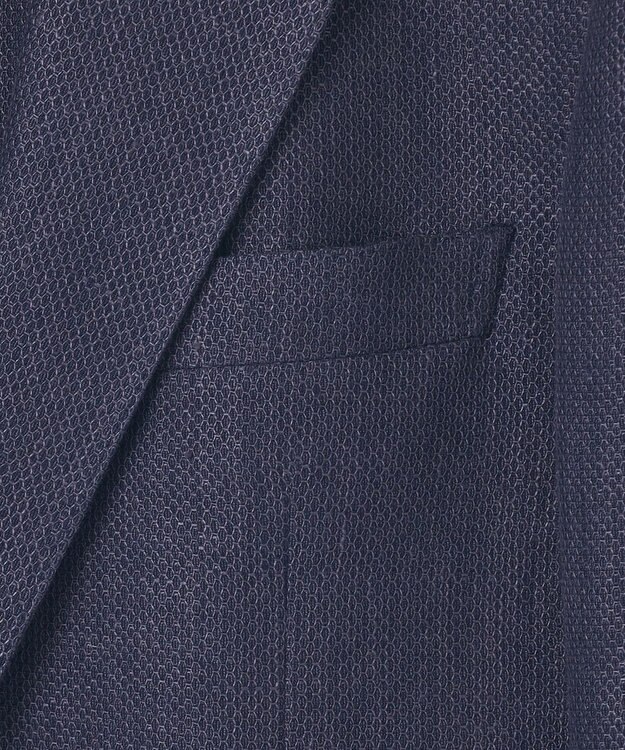 GOTAIRIKU 【DORMEUIL】ドーメル HEXAGON リネン ジャケット_ネイビー ネイビー系8