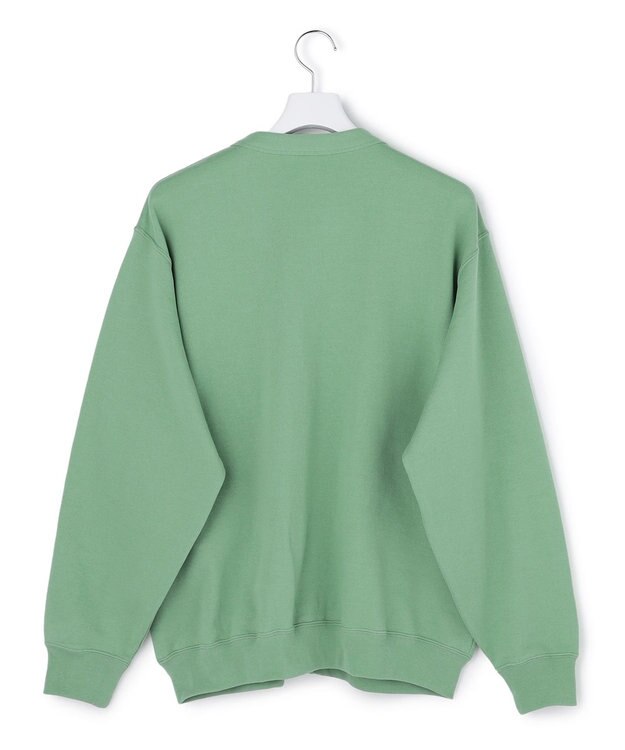 J.PRESS YORK STREET 【UNISEX】裏毛スウェット カーディガン ライトグリーン系